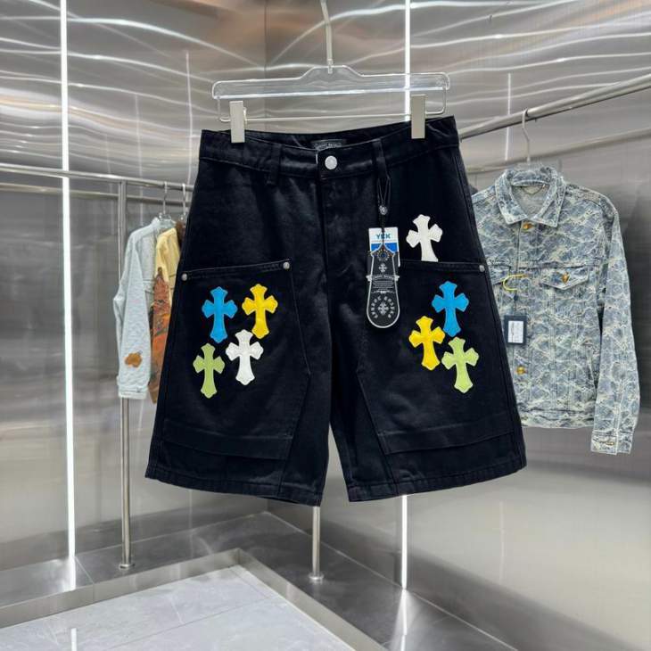 Picture of Chrome Hearts Jeans Short _SKUChromeHeartsM-2XLhgntx498821